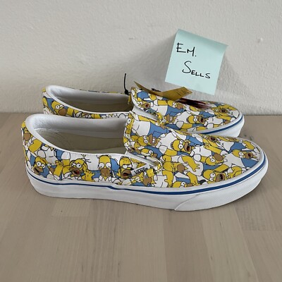 Vans Customs X The Simpsons Classic Slip On Homer Simpson