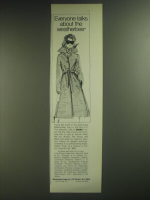 1974 Weatherbee Coat Ad - Everyone 
