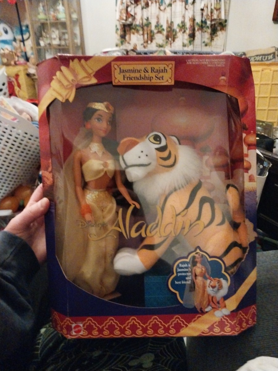 1993 Disney's Aladdin Jasmine & Rajah Friendship Set Doll Matell