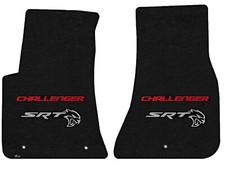 Lloyd Mats Velourtex Dodge Challenger Red Hellcat Redeye Front Mats 2019-2023