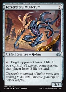 Tezzeret's Simulacrum - Planeswalker Deck Exclusive x4 - Aether Revolt - NM-Mint