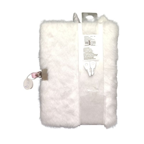 Claire's Kids Furry Unicorn Locking Diary Journal Notebook With Keys - Picture 4 of 6