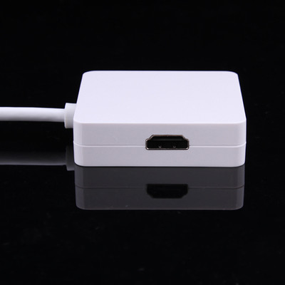 Mini DisplayPort To HDMI VGA DVI 3 In 1 Gold Plated Mini DP - Foto 7