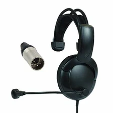 ClearCom RTS BTR Radiocom  INTERCOM headphones 4/5-pin XLR headset Comms