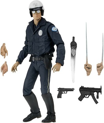NECA Terminator 2 - T-1000 ( Motorcycle Cop ) Ultimate Aktionfigur 18cm