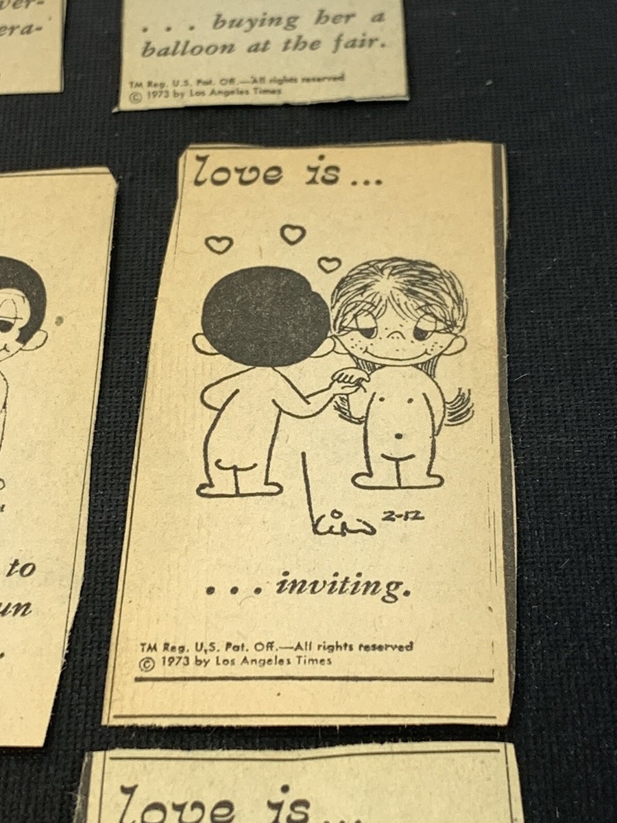 15 Love is by Kim Casali- Original Newspaper Clips for special
