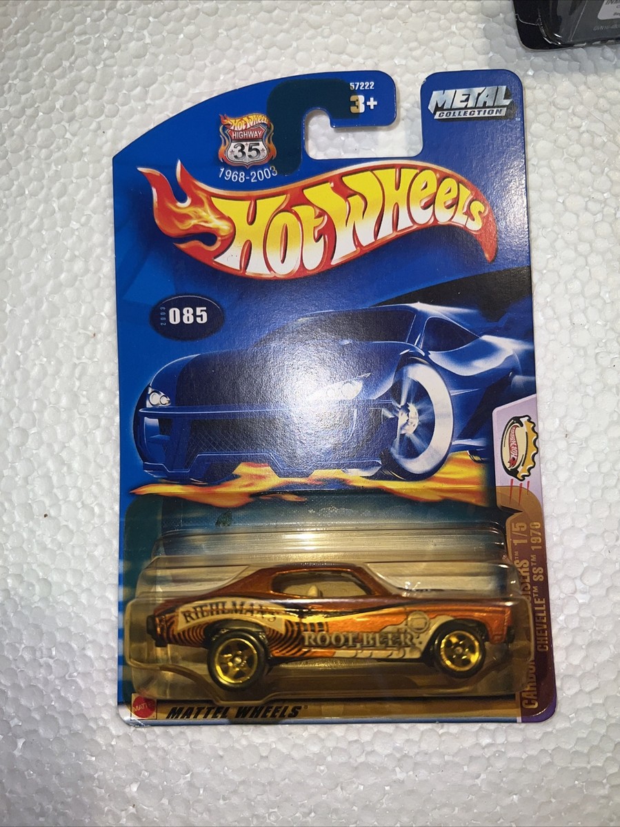 Hotwheels 1/18 【未開封品】1970 chevelle＋dodge HOT WHEELS 1970 Chevelle SS Root beer Carbonated Cruisers