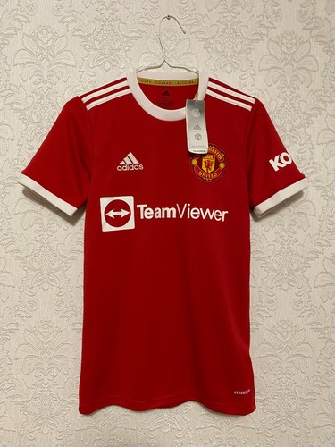 Manchester United 2021 2022 Home football shirt Adidas H31447 Mens Size XS  Red | eBay