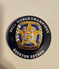 Jose Altuve 2022 World Series Replica Ring 5/21/23 2023 Hooks WHATABURGER FIELD