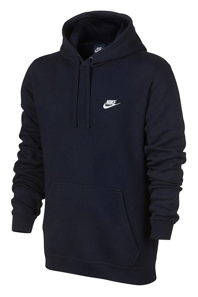 Nike Men's Hoodie Active Sportswear Long Sleeve Fleece Workout Athletic Pullover - Image 4 of 4