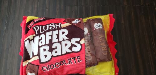 Sour Gummi Gummy Worms Wafer Bars Chocolate Plush Pillow 12" Candy Toy Gift LOT - Picture 3 of 10