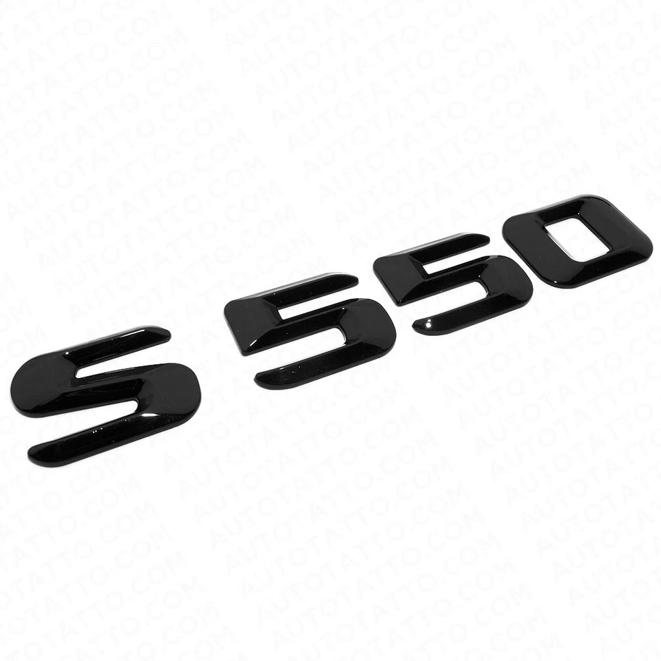 14-17 S 550 AMG Letter 3D Emblem Trunk Logo Nameplate Badge Decorate Gloss Black — 第 2/4 张图片