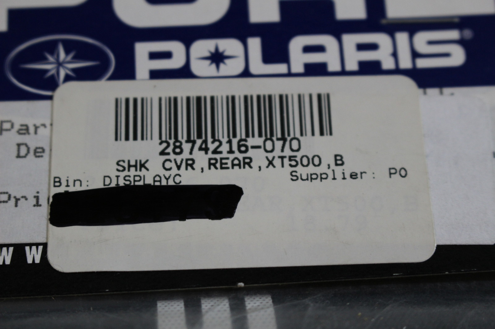 Polaris XT500 Rear Shock Cover Single Black 2874216-070 for sale 