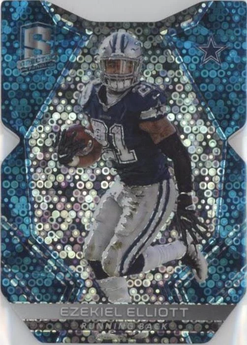 Neon Blue Prizm Die-Cut