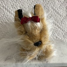 Toys R Us Animal Alley Yorkie Terrier Dog Puppy Plush Stuffed Real Looking 9  