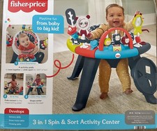 Fisher Price 3 In 1 Spin And Sort Activity Center