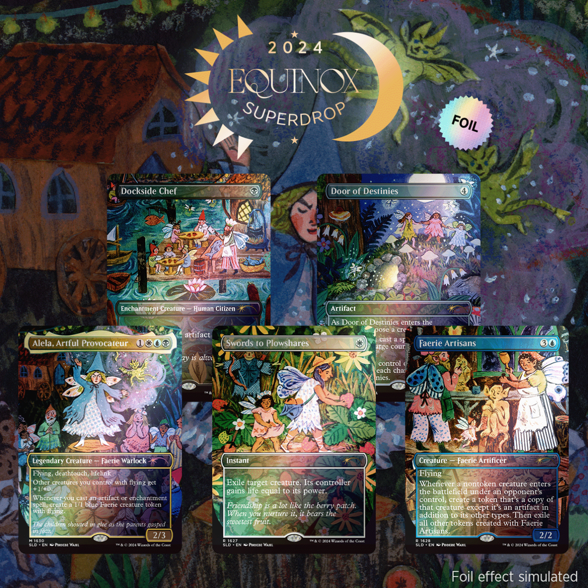 Magic the Gathering MTG Secret Lair - Featuring: Phoebe Wahl Foil