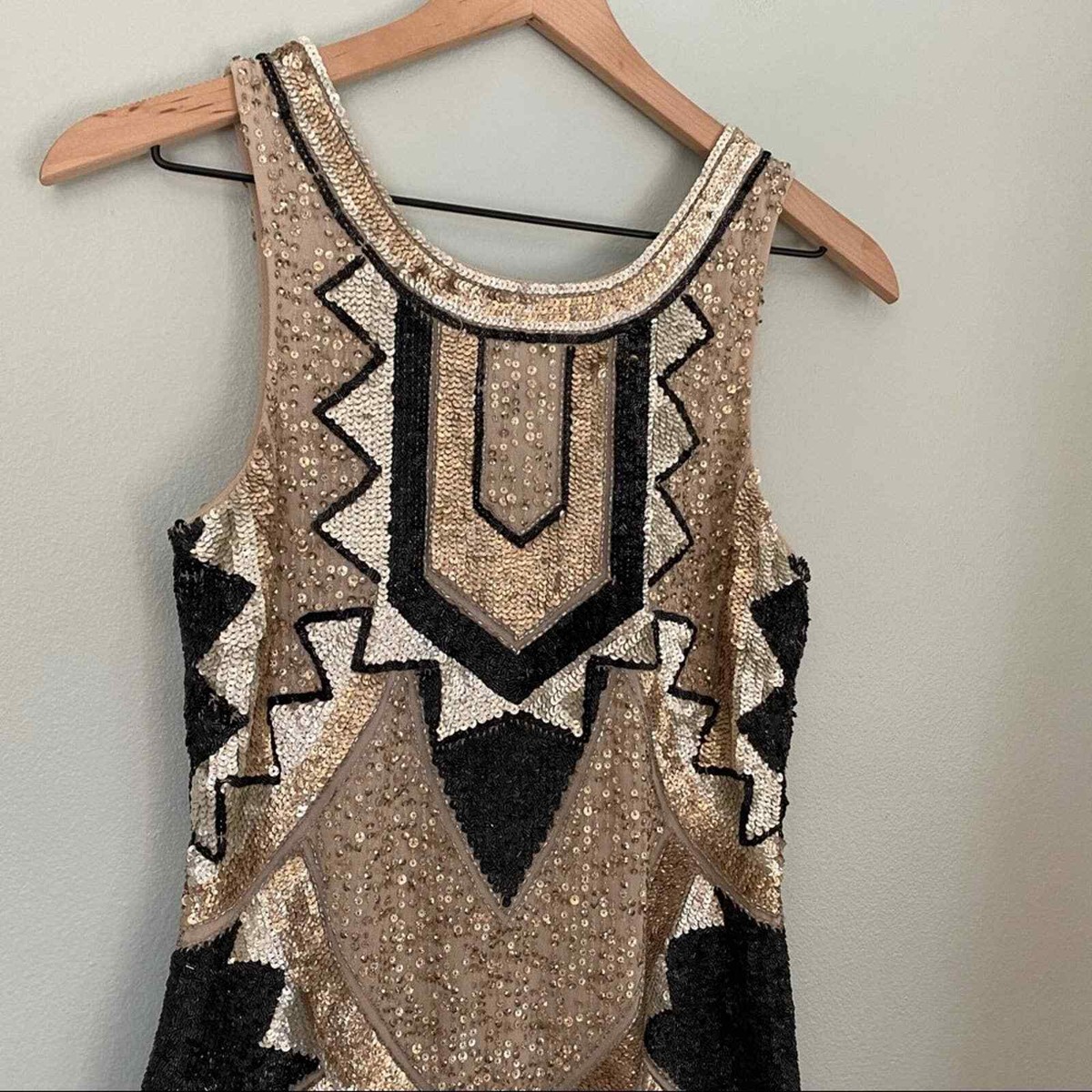 Needle & Thread Mini Sequin Intricate Dress Gold 4 | eBay Needle & Thread Mini Sequin Intricate Dress Gold 4 | eBay