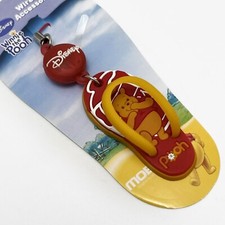 Official Disney Winnie the Pooh Flip-Flip Charm Strap for Key Chain Cellphone
