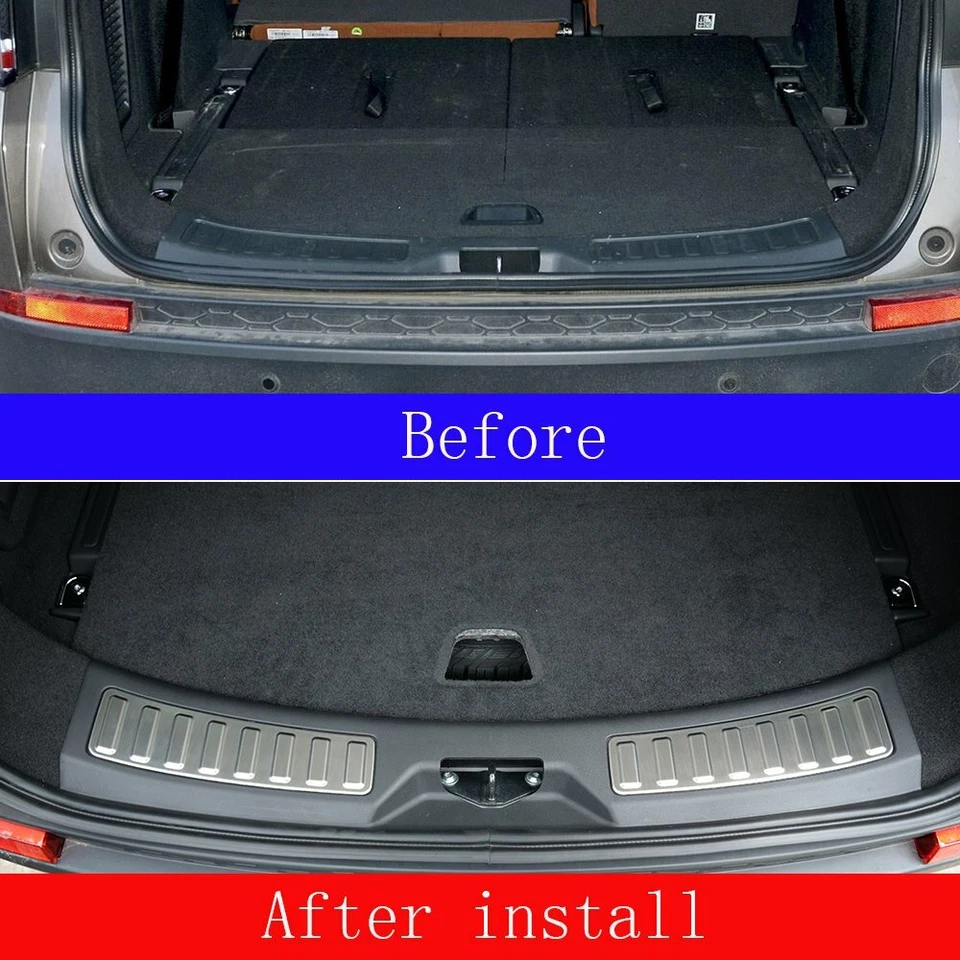 Rear Bumper Cargo Door Sill Scuff Plate For Land Rover Range Rover Evoque 11-18 - image 4 of 4