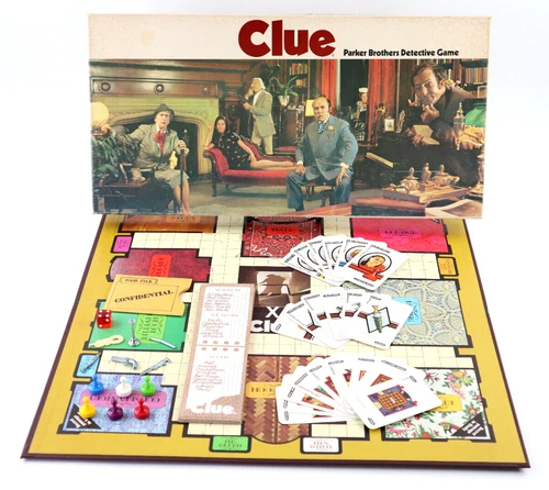 Vintage CLUE Detective Board Game 1979 by Parker Brothers 100% Complete