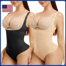 Women Shapewear Bodysuit Waist Trainer Tummy Control Underbust Full Body Shaper