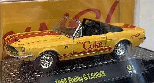 Shelby GT 500KR Coca-Cola Maßstab 1:64 M2 Limitiert 8.750 Stück Vitrinenbox NEU - Bild 3 von 4