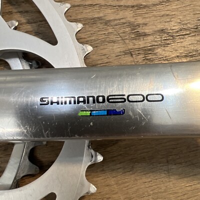 Shimano 600 Crank Set FC-6400 172.5mm 52/39 Double 130 BCD