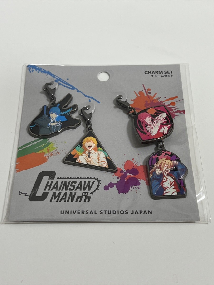 USJ Halloween Limited 2024 Chainsaw Man Charm Set Keychain from