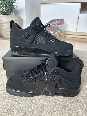 Air Jordan 4 Retro Black Cat, Größe 44 EU