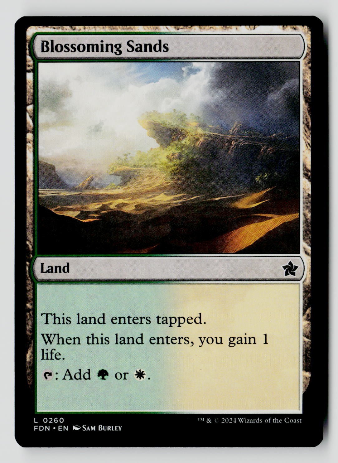 Blossoming Sands 260 L MTG FDN NM