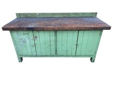 Wooden Workbench Workbench Work Table Packing Table Retro Vintage Loft Design 50178