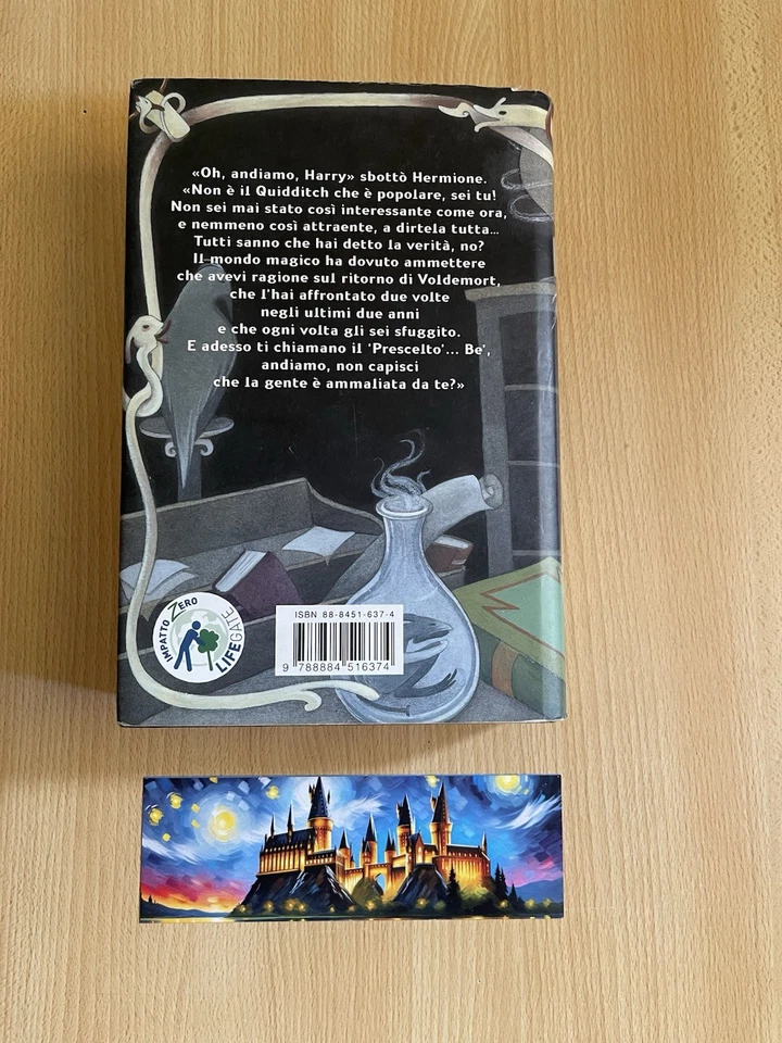 Harry Potter Il Principe Mezzosangue Prima Edizione Motto Vecchia Traduzione - Immagine 2 di 4