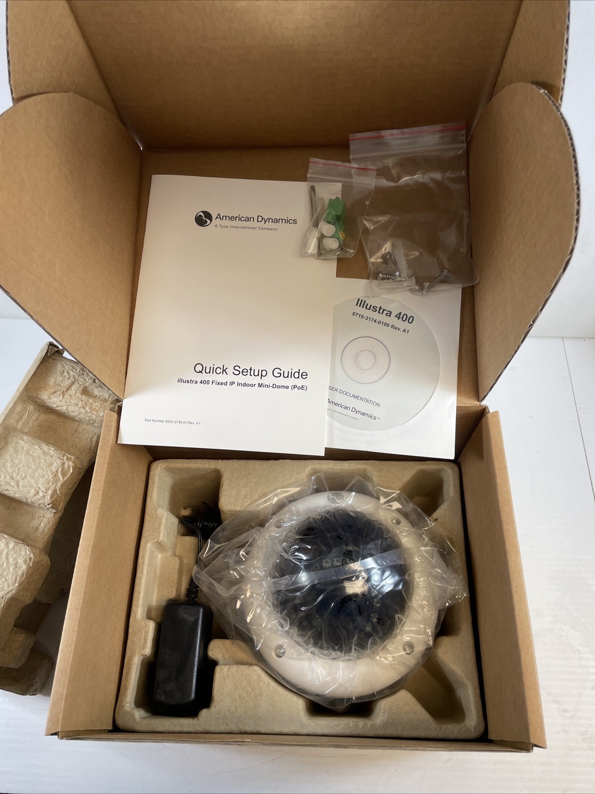 New AMERICAN DYNAMICS TYC ADCI400-D031 ILLUSTRA 400 FIXED DOME Security Camera