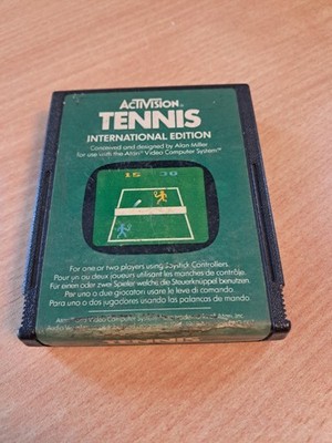 ATARI 2600 SPIEL TENNIS Kult Retro Vintage