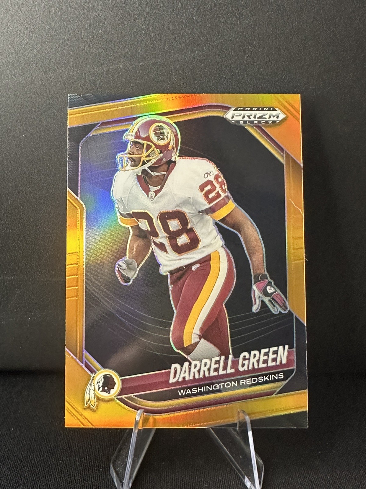 Darrell Green 2025 Panini Prizm Black #148 Orange /49