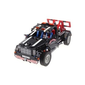 1X Lego Technic Set Car Pick-Up Truck Fred's Garage 9395 Black Incomplete
