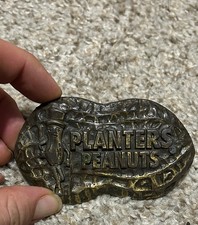 Vintage Planters Peanuts Mr. Peanut Brass Bel...
