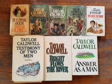 Taylor Caldwell 3 HC 5 PB TESTIMONEY OF TWO MEN ANSWER AS MAN TIME NO LONGER Taylor Caldwell 3 HC 5 PB TESTIMONEY OF TWO MEN ANSWER AS MAN TIME NO LONGER
