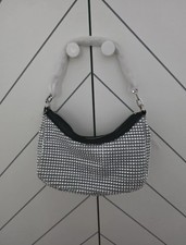 Rhinestone Glitter Silver Bag