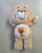Vintage 1983 Kenner Care Bears Champ Bear Trophy Heart 13" Plush No Tags