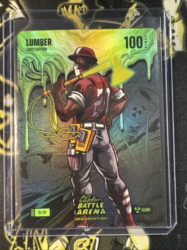 Bo Jackson Battle Arena Lumber Slime Glow James Wood SL-121 Case Hit🔥🔥