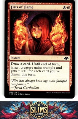Magic the Gathering MTG Modern Horizons Fists of Flame #123 Buy 2 Get 1
