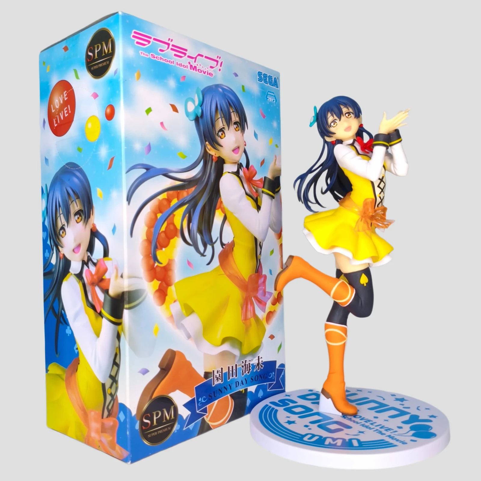 Figurine Love Live Super Premium Umi Sonoda avec finitions haute sculpture en ABS