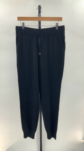 Quince Womens Mongolian Cashmere Sweatpants Black M