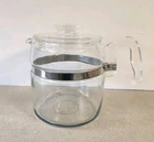 Vintage Pyrex Glass Flameware 6 Cup Coffee Tea Pot & Lid Only 7756-B