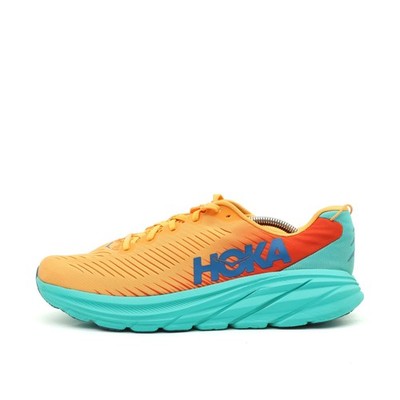 Hoka One Herren Rincon 3 Sportschuhe EU 44 2/3 Orange/Türkis 1119395 ämpfend