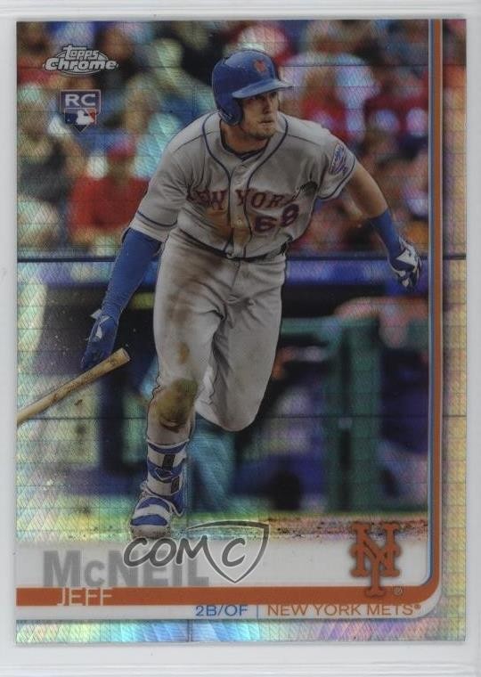 2019 Topps Chrome Prism Refractor Jeff McNeil #152 Rookie RC 06hn