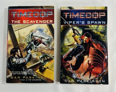 Timecop Paperback Book Lot The Scavenger & Viper s Spawn Dan Parkinson Time Cop