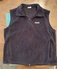 Men’s Colombia Sportswear Company  Fleece Vest, Black XXL